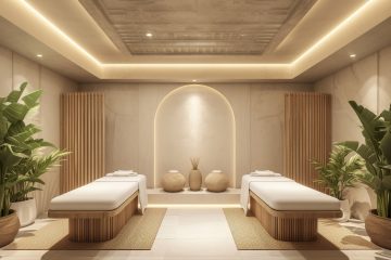 L'architecture intérieure d'un spa