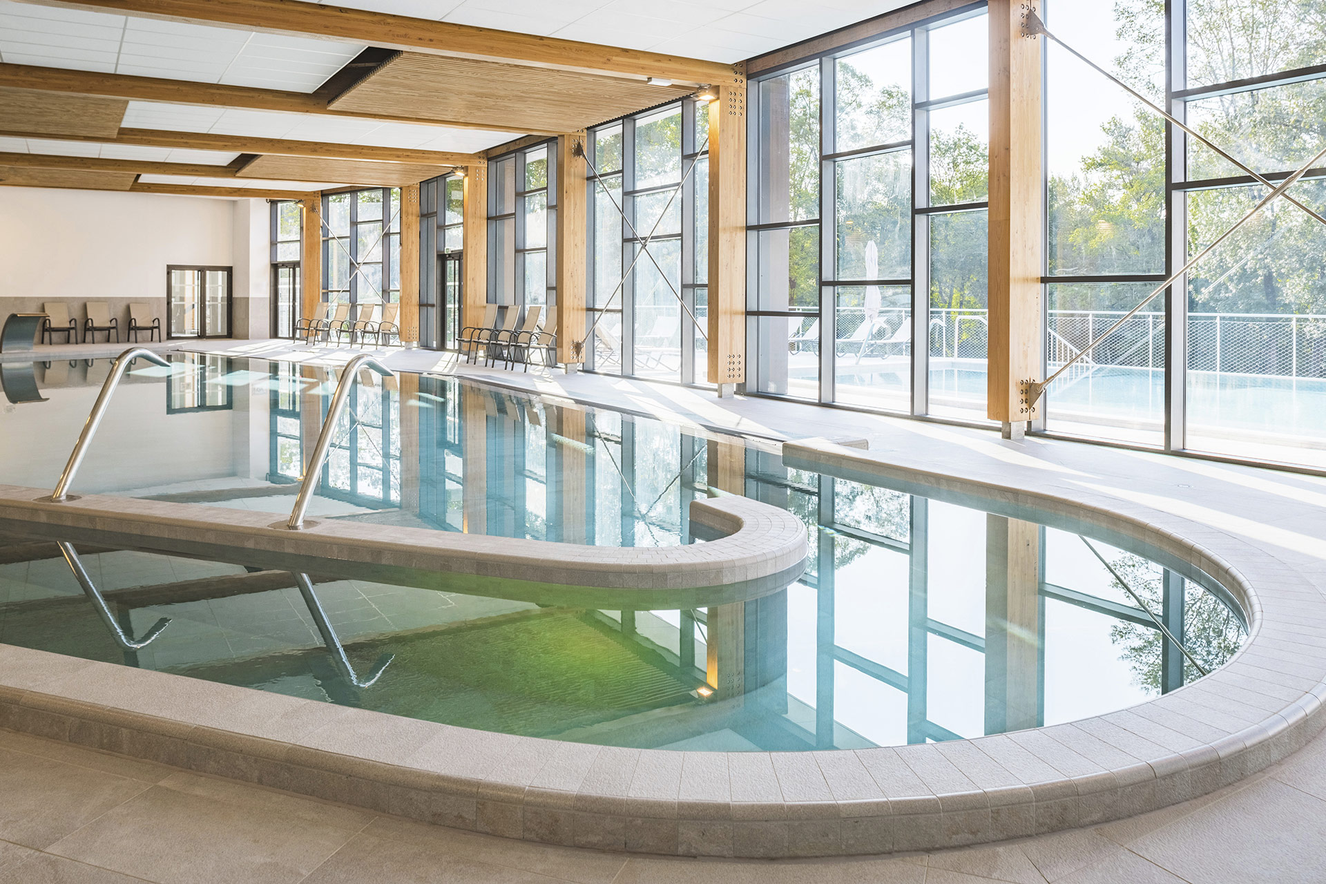 Le nouvel espace détente des Thermes des Fumades