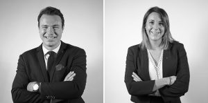 Franck Laporte et Nolwenn Prigent