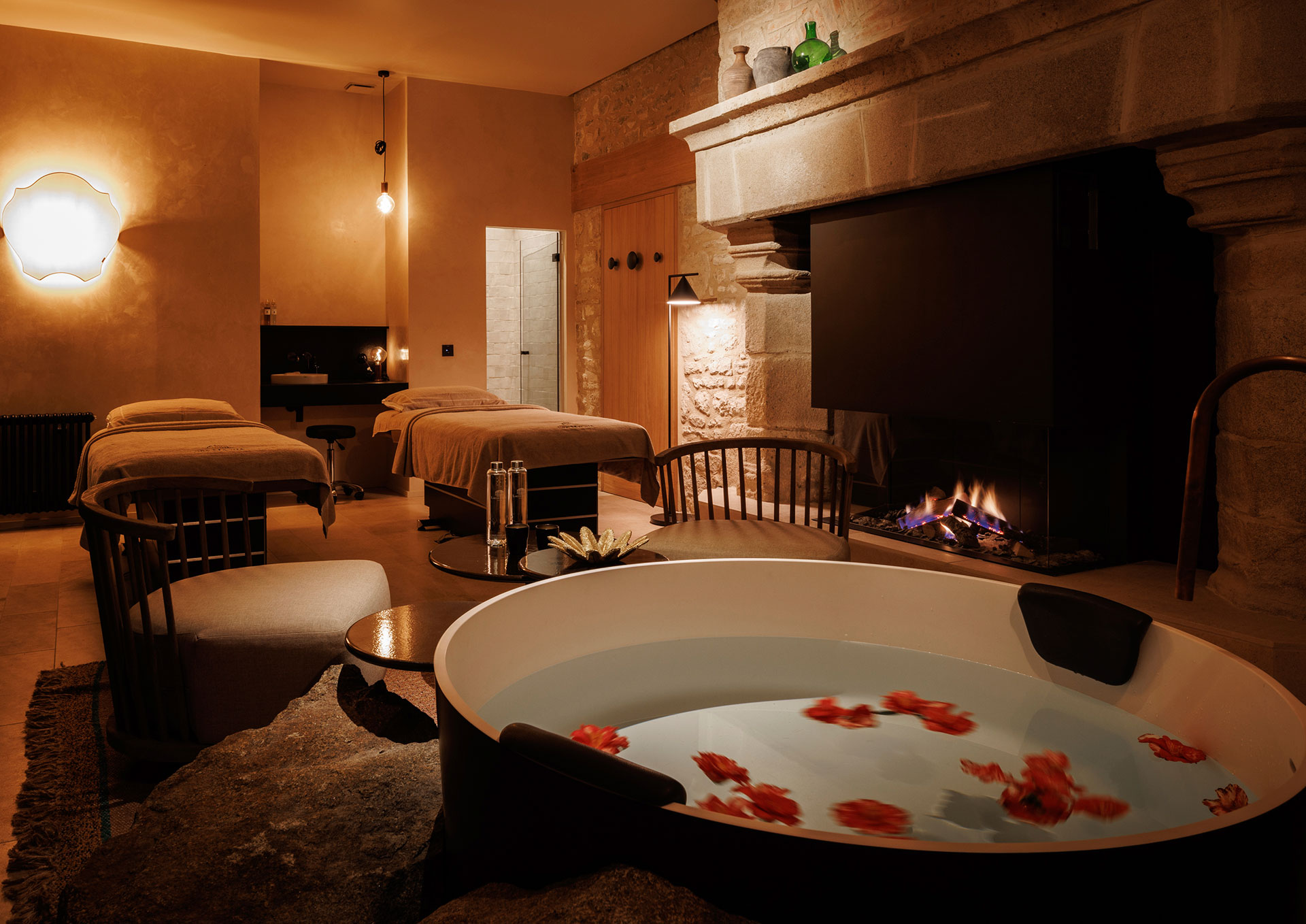 Un spa dans d'anciennes écuries