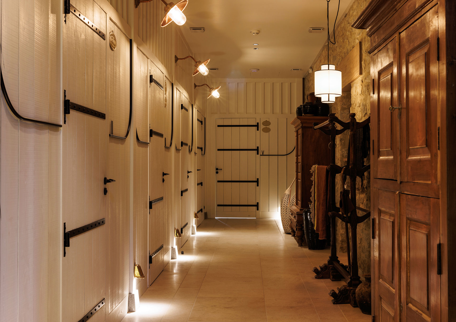 Un spa dans d'anciennes écuries
